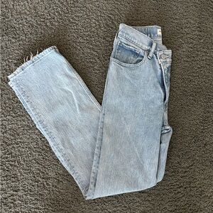 Abercrombie & Fitch Light Blue Straight Leg Jeans